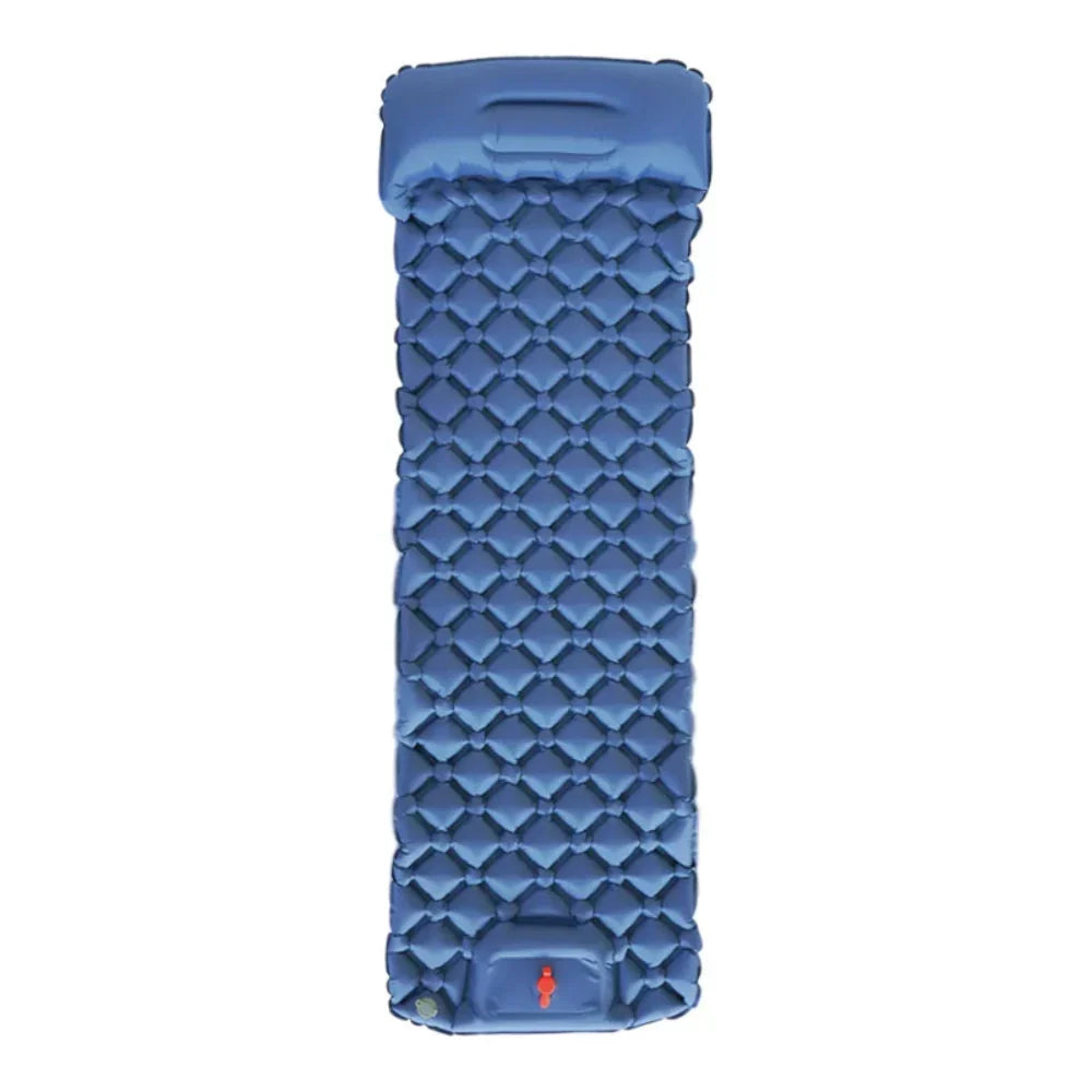 Colchoneta de camping ultraligera de inflado rápido