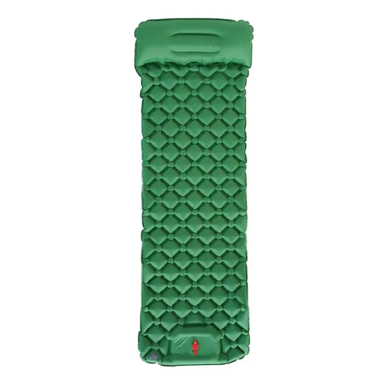 Colchoneta de camping ultraligera de inflado rápido
