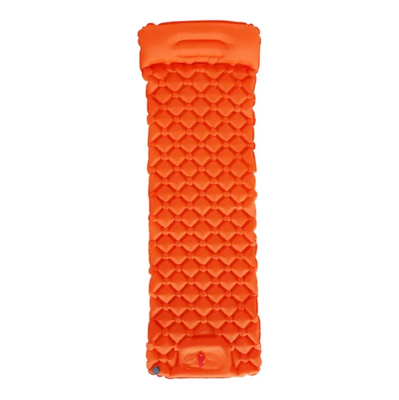 Colchoneta de camping ultraligera de inflado rápido