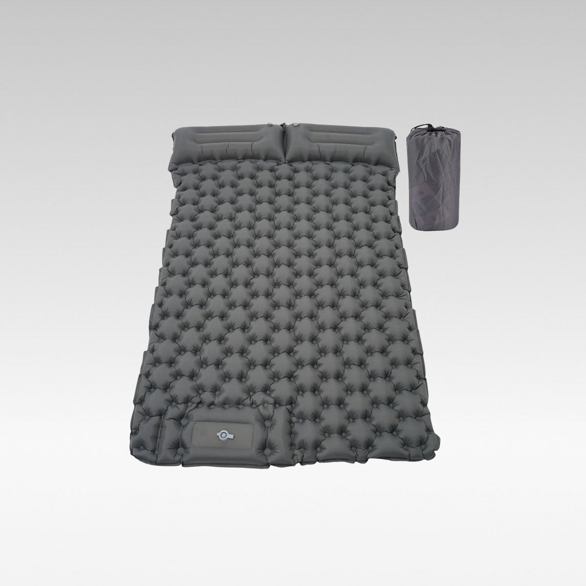Colchoneta de camping ultraligera de inflado rápido