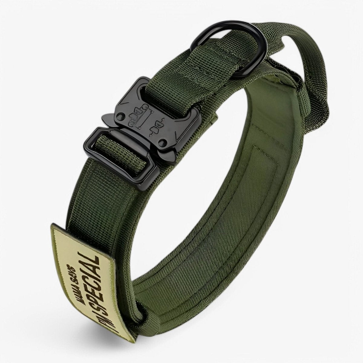 Collar ajustable para perro de nailon resistente, impermeable, con asa ergonómica, para perros medianos y grandes