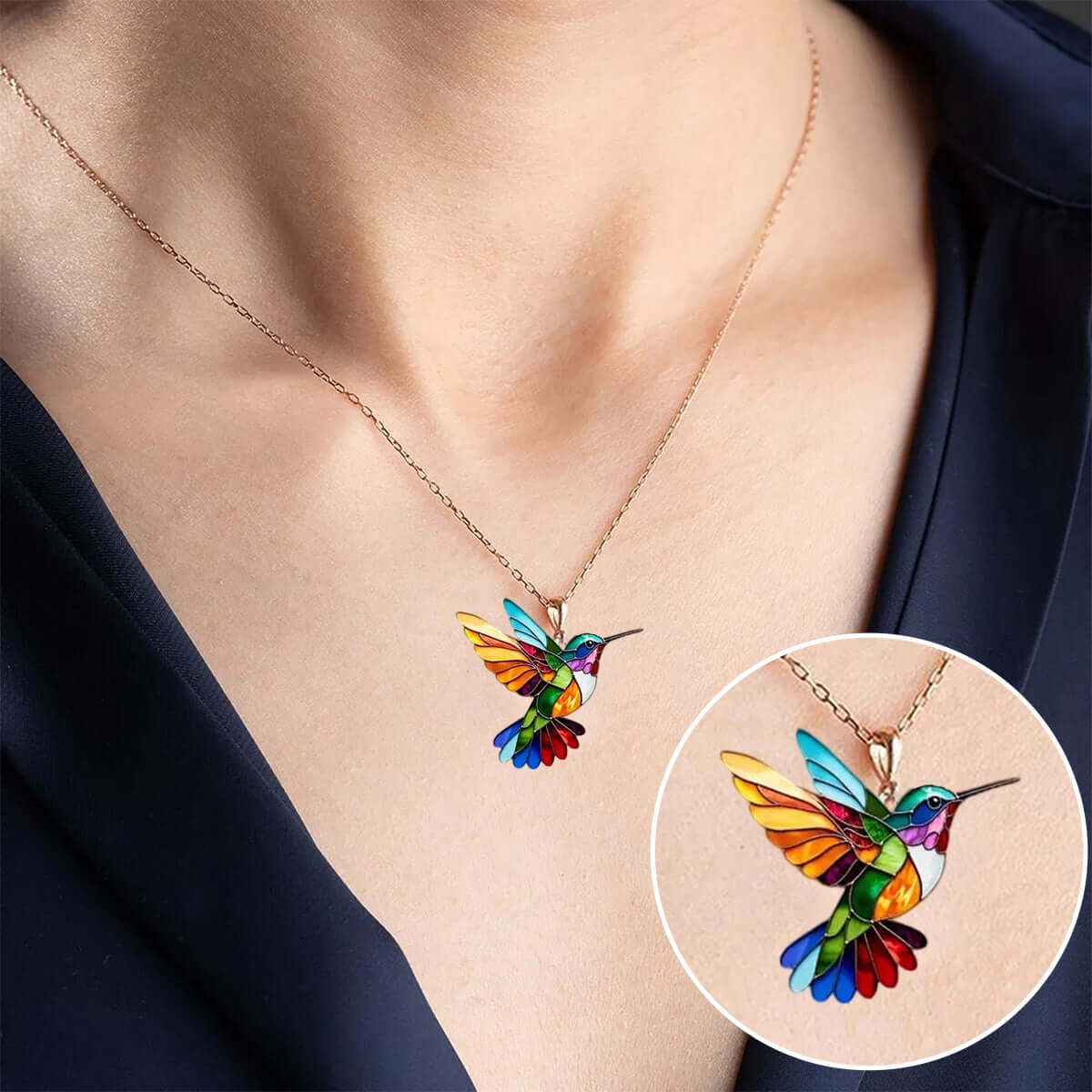 Collar Colibrí: Símbolo de Libertad y Renovación