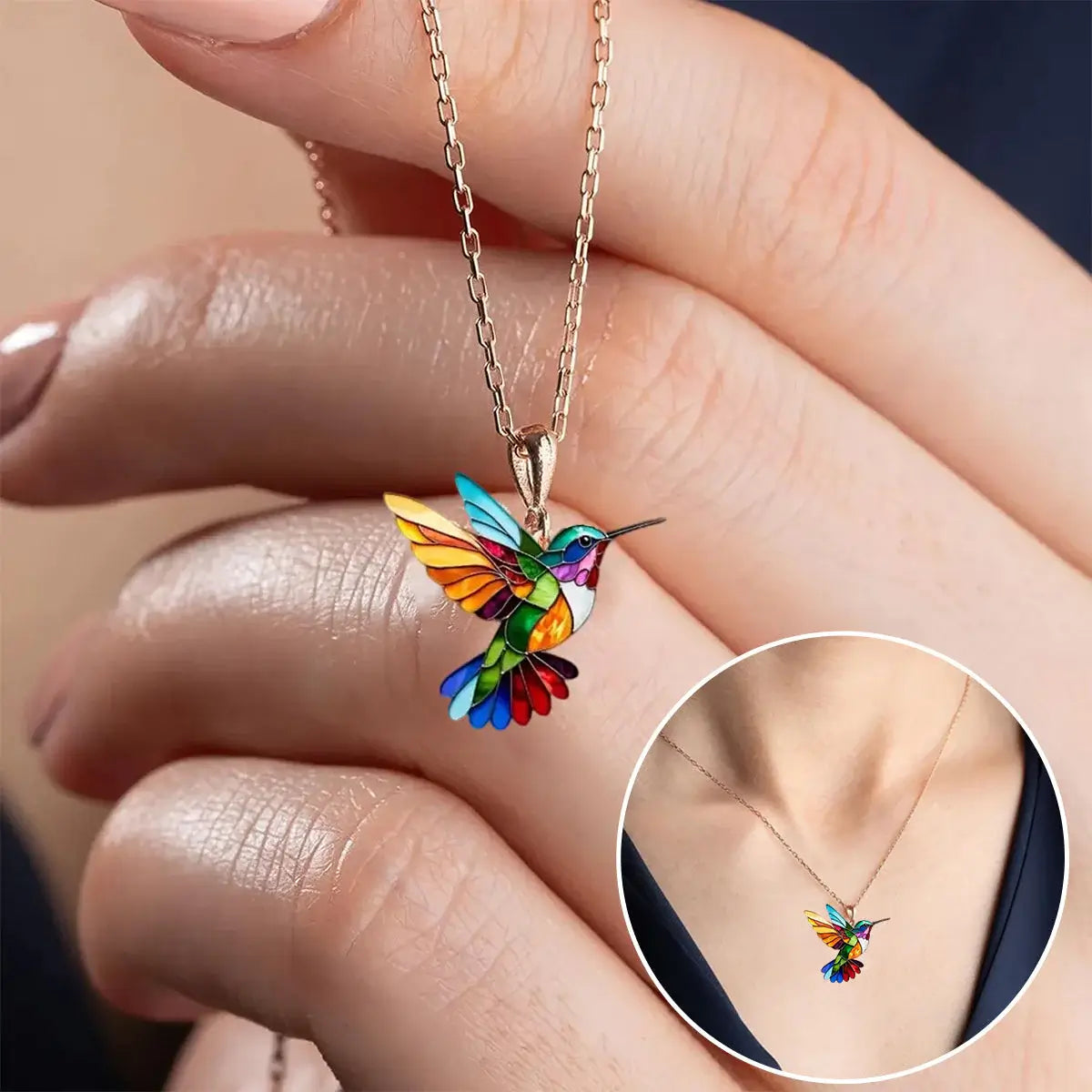 Collar Colibrí: Símbolo de Libertad y Renovación