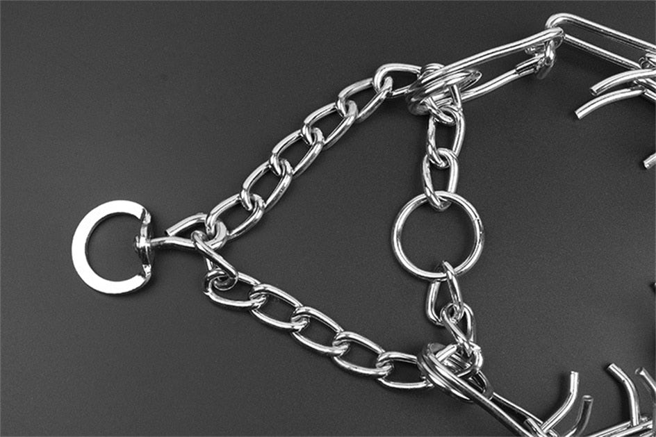 Collar de adiestramiento ajustable para perros con púas engomadas