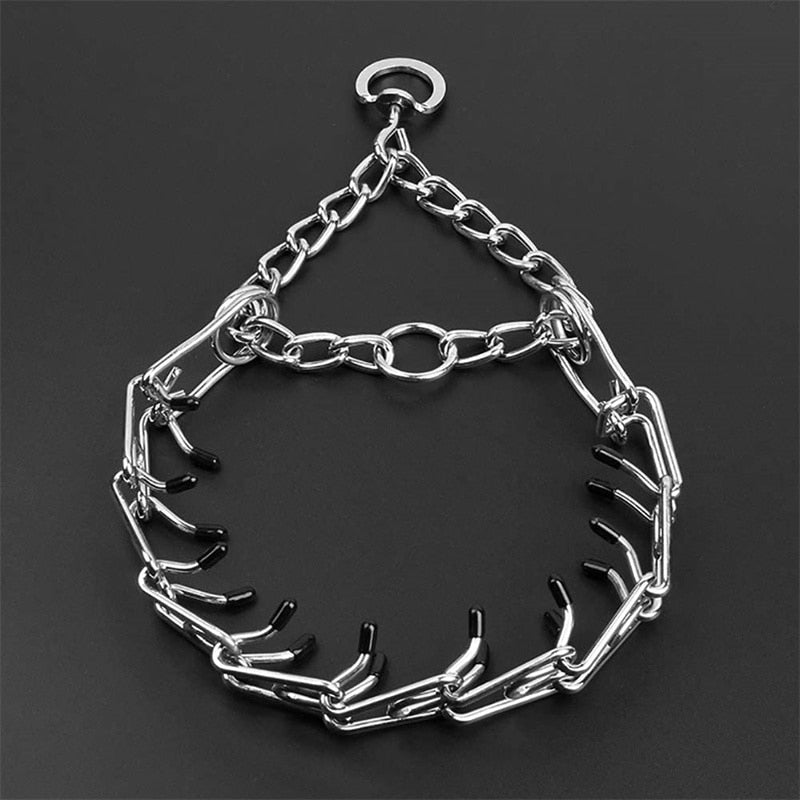Collar de adiestramiento ajustable para perros con púas engomadas
