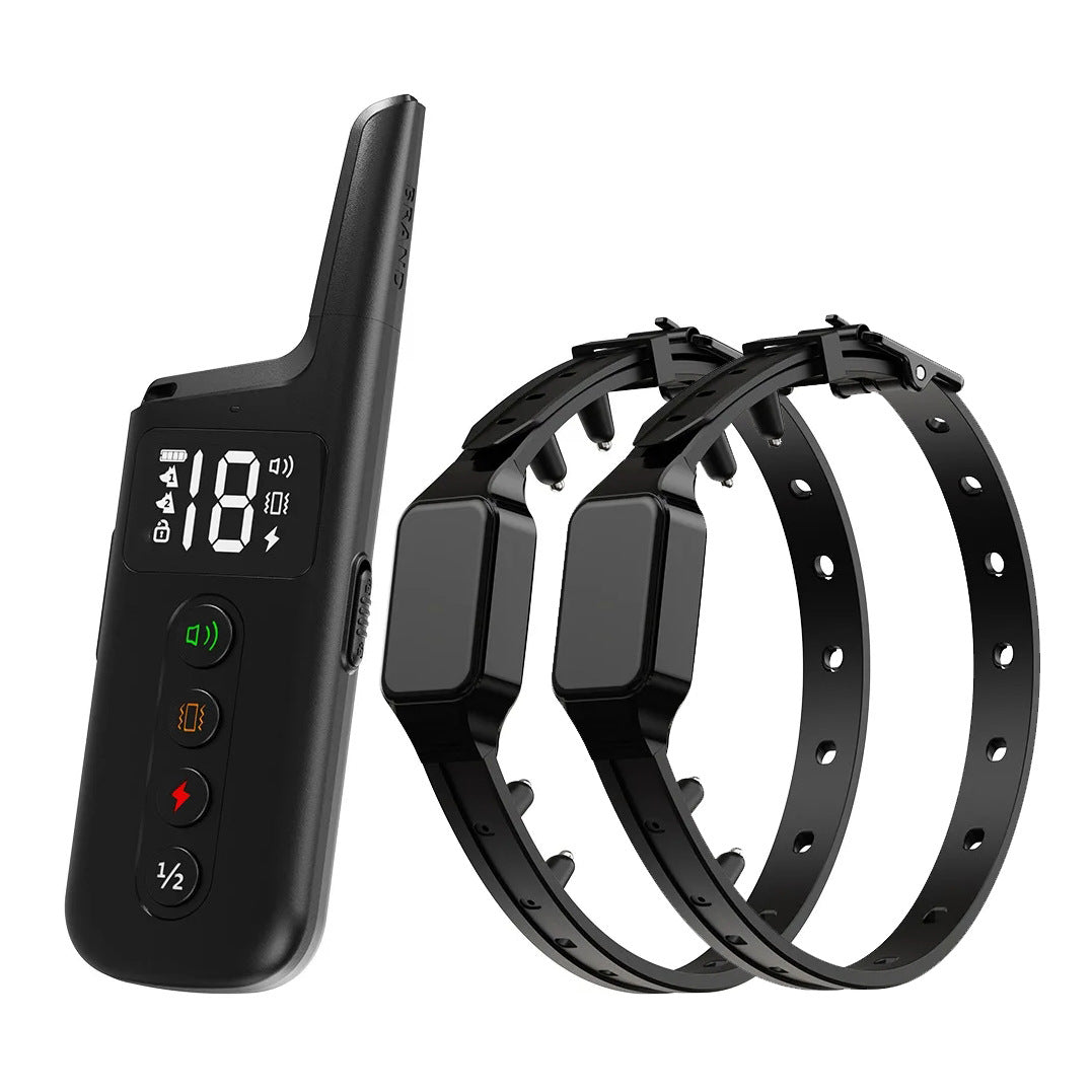 Collar de adiestramiento eléctrico para perros – Control remoto de 500 m, impermeable IPX7, modos de descarga, vibración y sonido