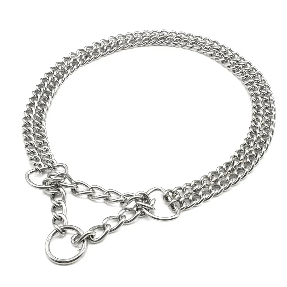 Collar de adiestramiento para perro de acero inoxidable
