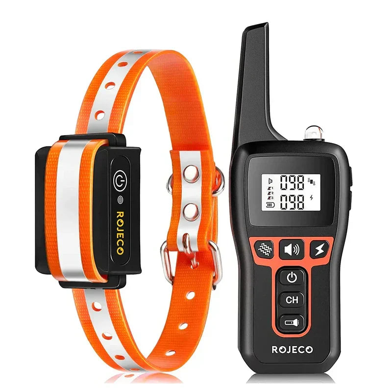 Collar de adiestramiento para perros de 1000 m con vibración y sonido