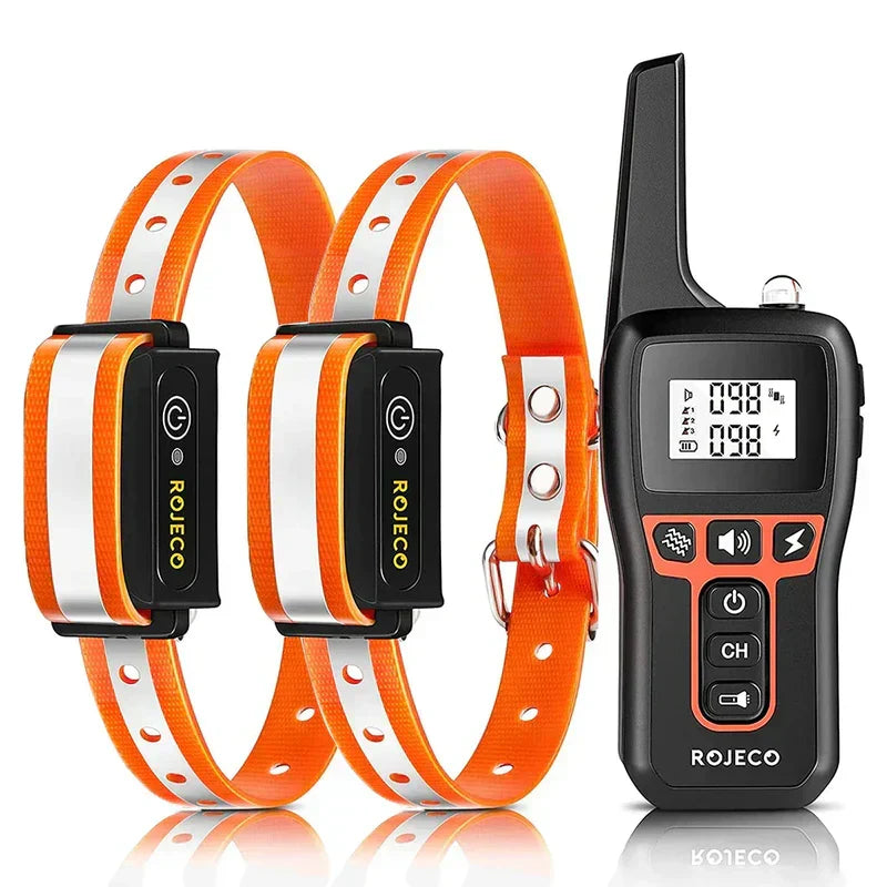 Collar de adiestramiento para perros de 1000 m con vibración y sonido