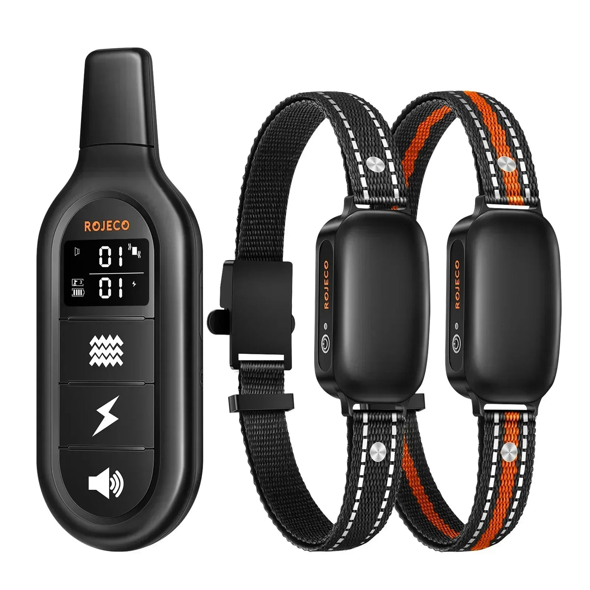 Collar de adiestramiento para perros recargable e impermeable con control remoto