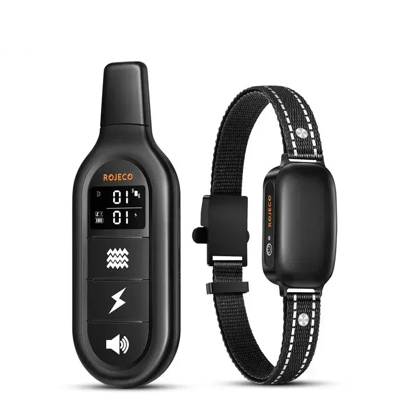 Collar de adiestramiento para perros recargable e impermeable con control remoto