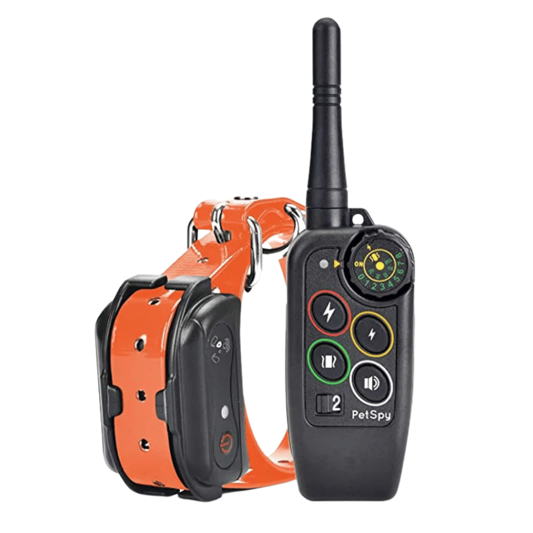 Collar electrónico de adiestramiento para perros y mando a distancia, impermeable y de largo alcance (1000 m)
