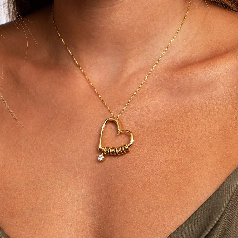 Collar familiar personalizado con nombres grabados