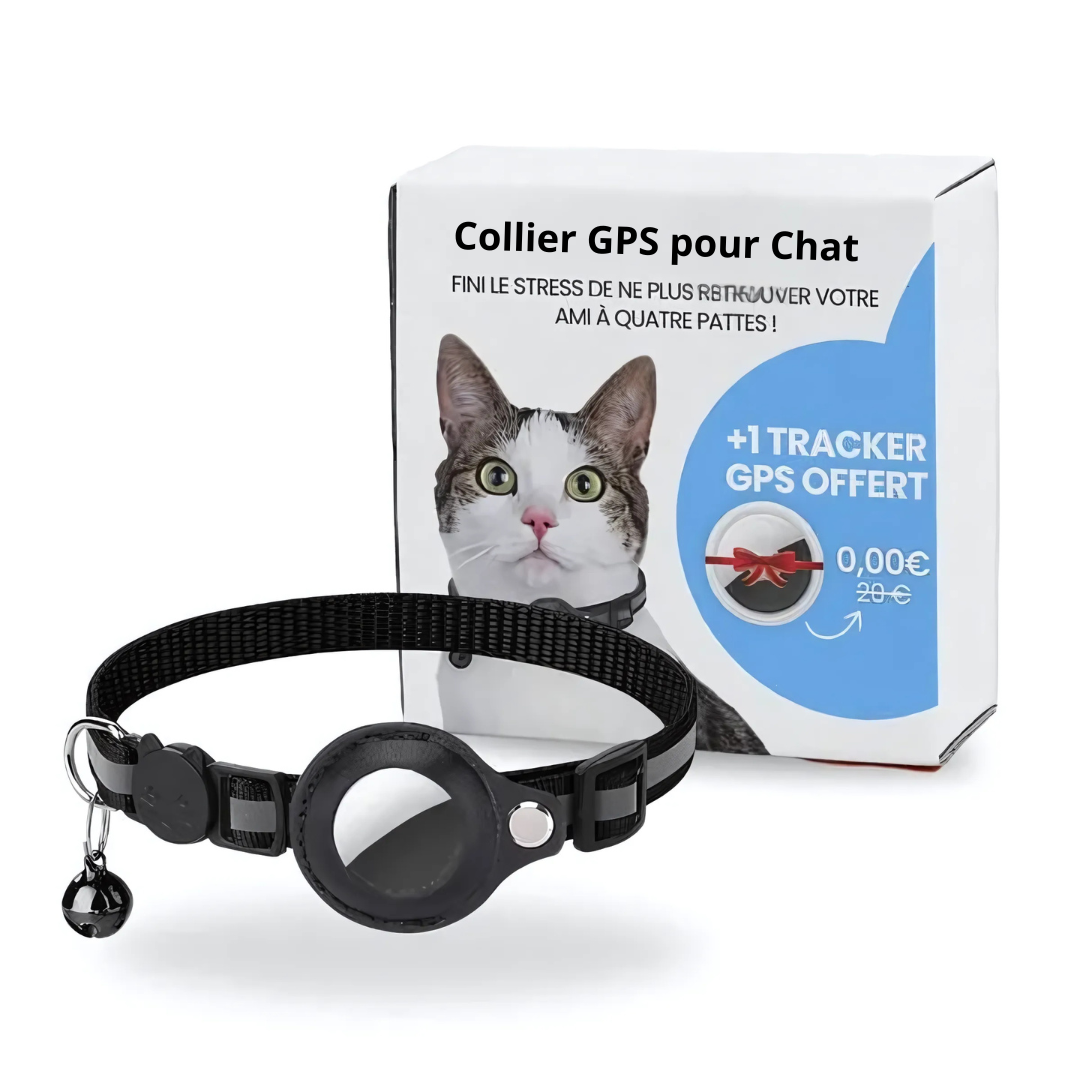 Collar GPS para gatos con seguimiento en directo y seguridad