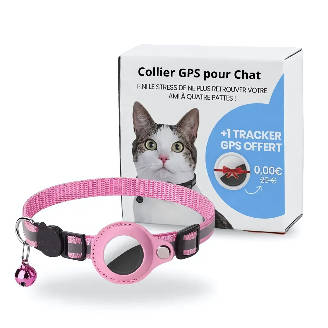 Collar GPS para gatos con seguimiento en directo y seguridad