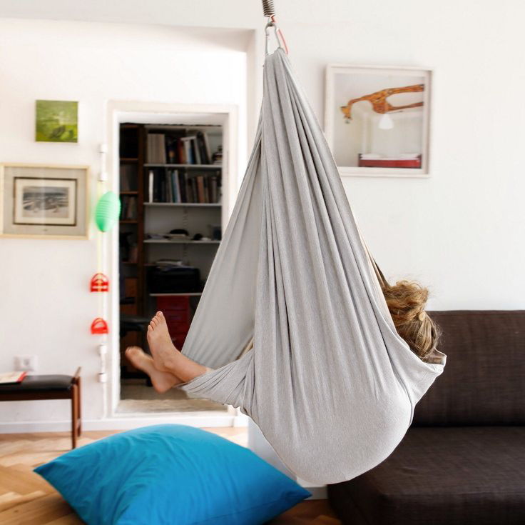 Columpio Hamaca de Terapia de Algodón Infantil para Equilibrio, Calma y Desarrollo Sensorial