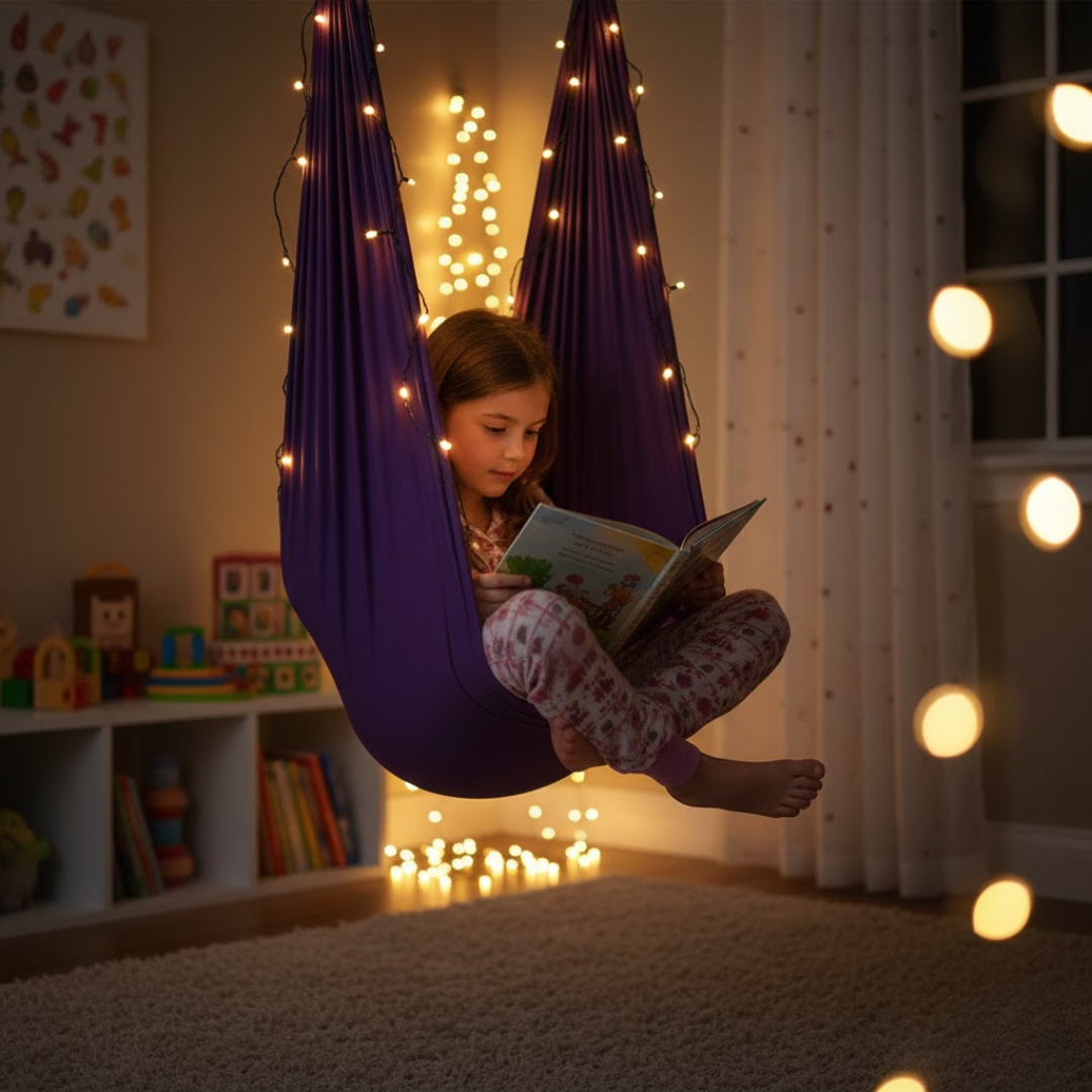 Columpio sensorial terapéutico relajante para niños y necesidades especiales