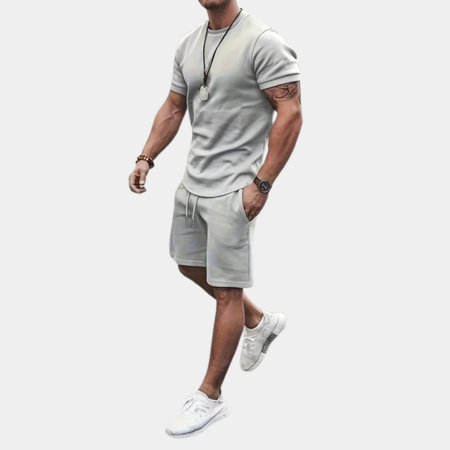 Conjunto casual de verano de dos piezas para hombre
