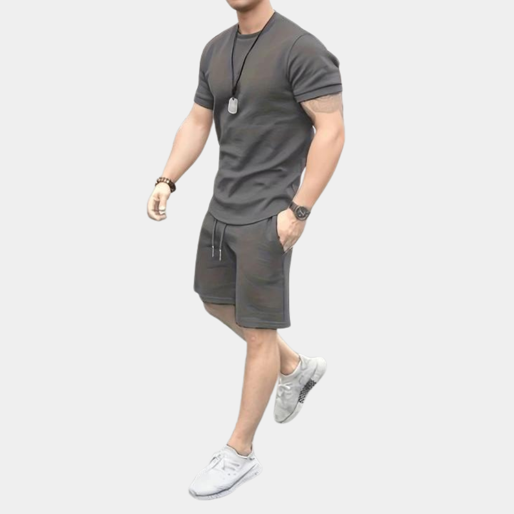 Conjunto casual de verano de dos piezas para hombre