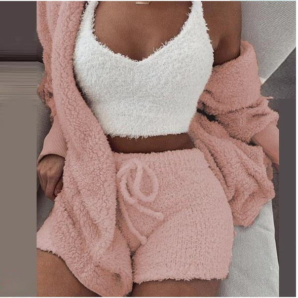 Conjunto cómodo de tres piezas | Cálido y elegante para cualquier ocasión