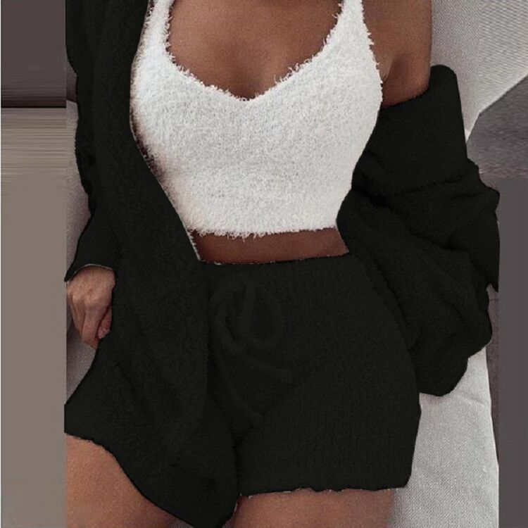 Conjunto cómodo de tres piezas | Cálido y elegante para cualquier ocasión