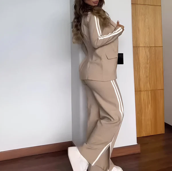 Conjunto de blazer | Elegante y cómodo conjunto de dos piezas para mujer