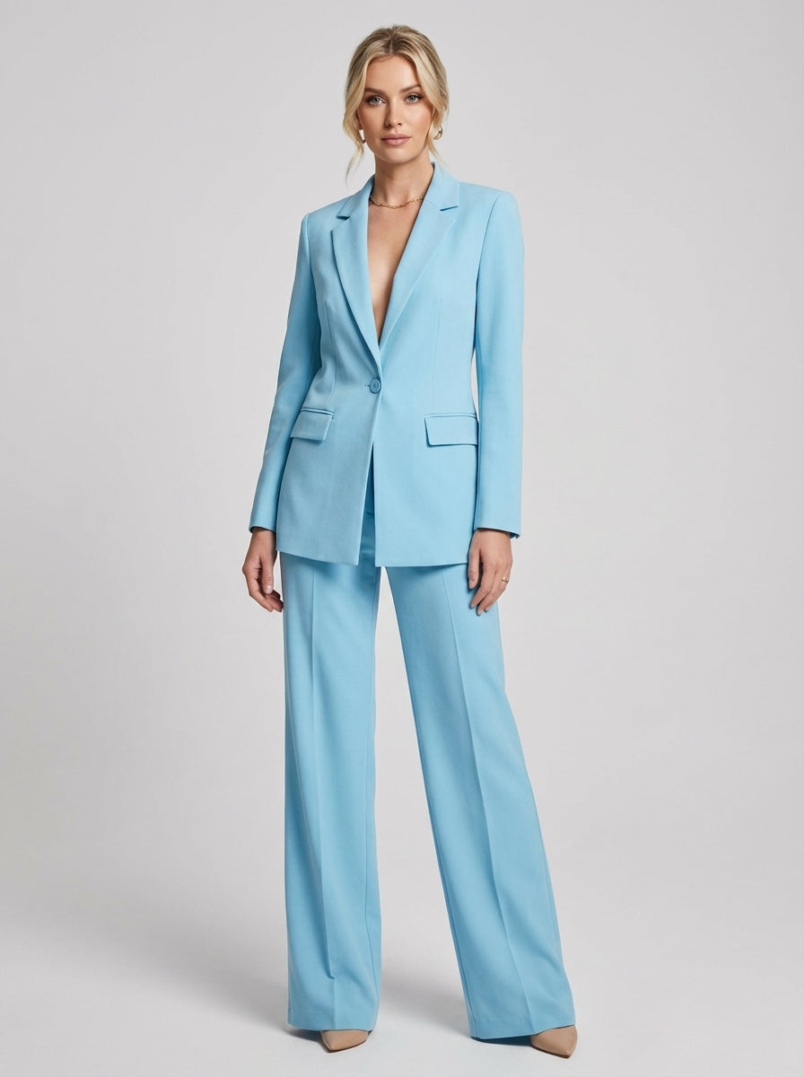 Conjunto de blazer y pantalón para mujer
