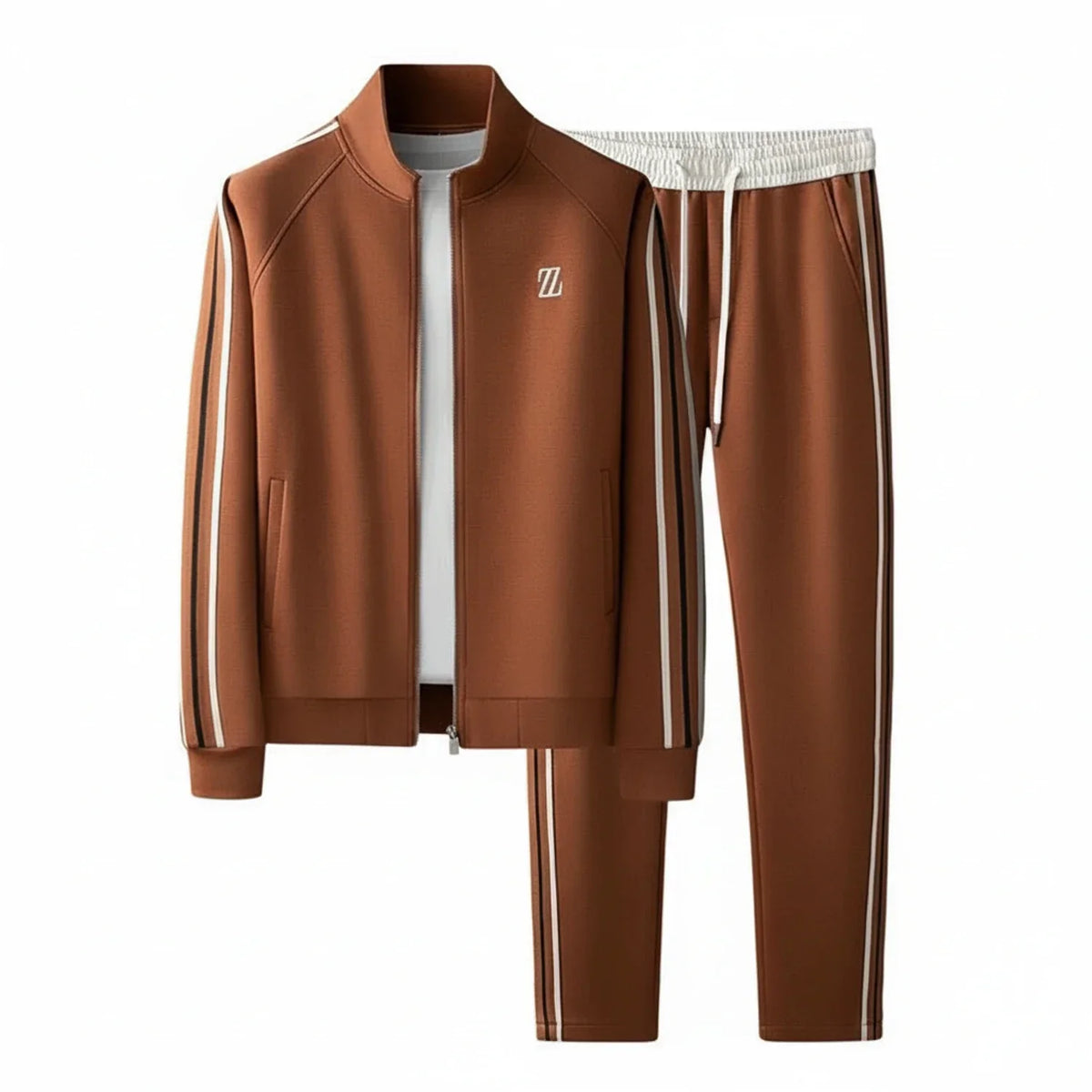 Conjunto de chándal para hombre con cremallera