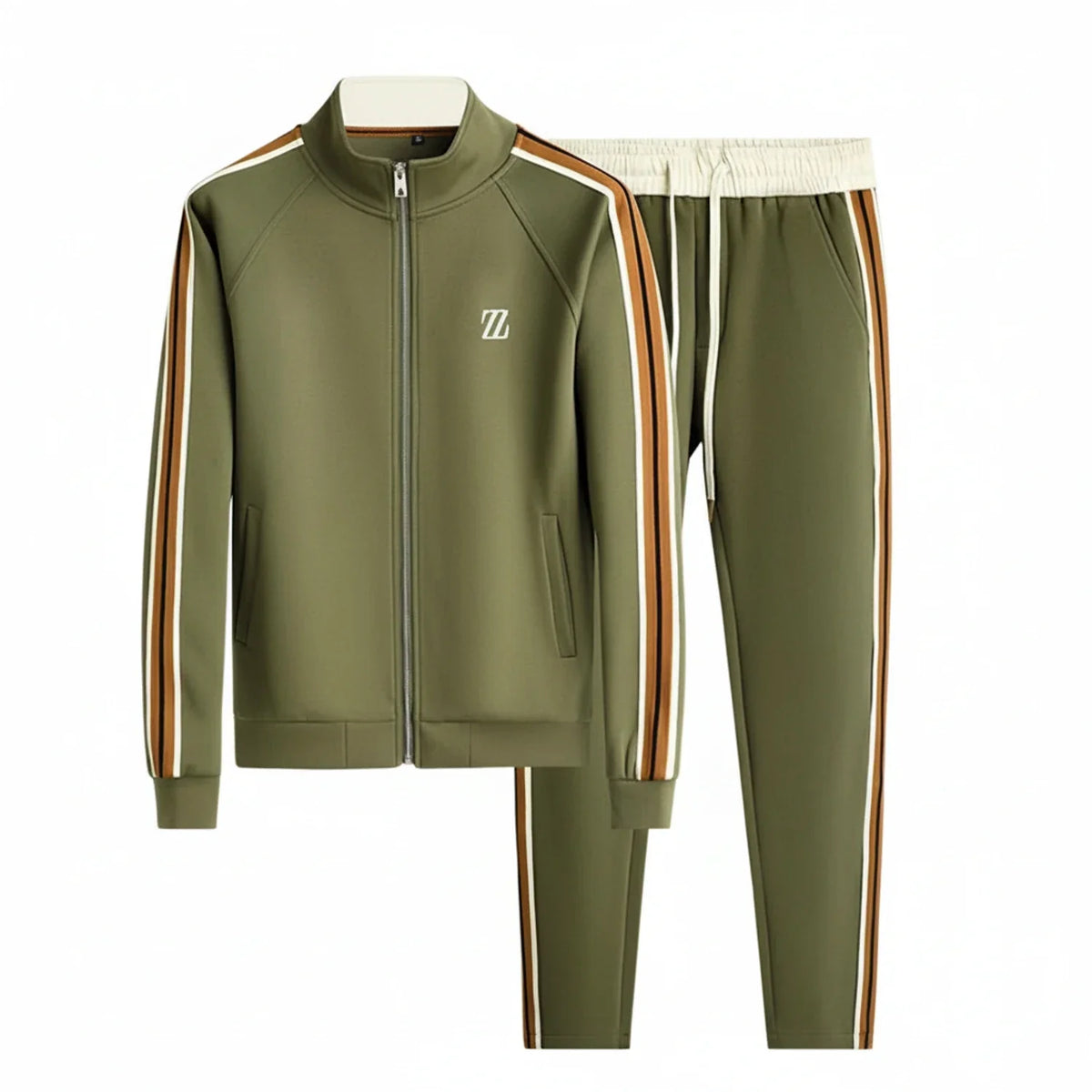 Conjunto de chándal para hombre con cremallera