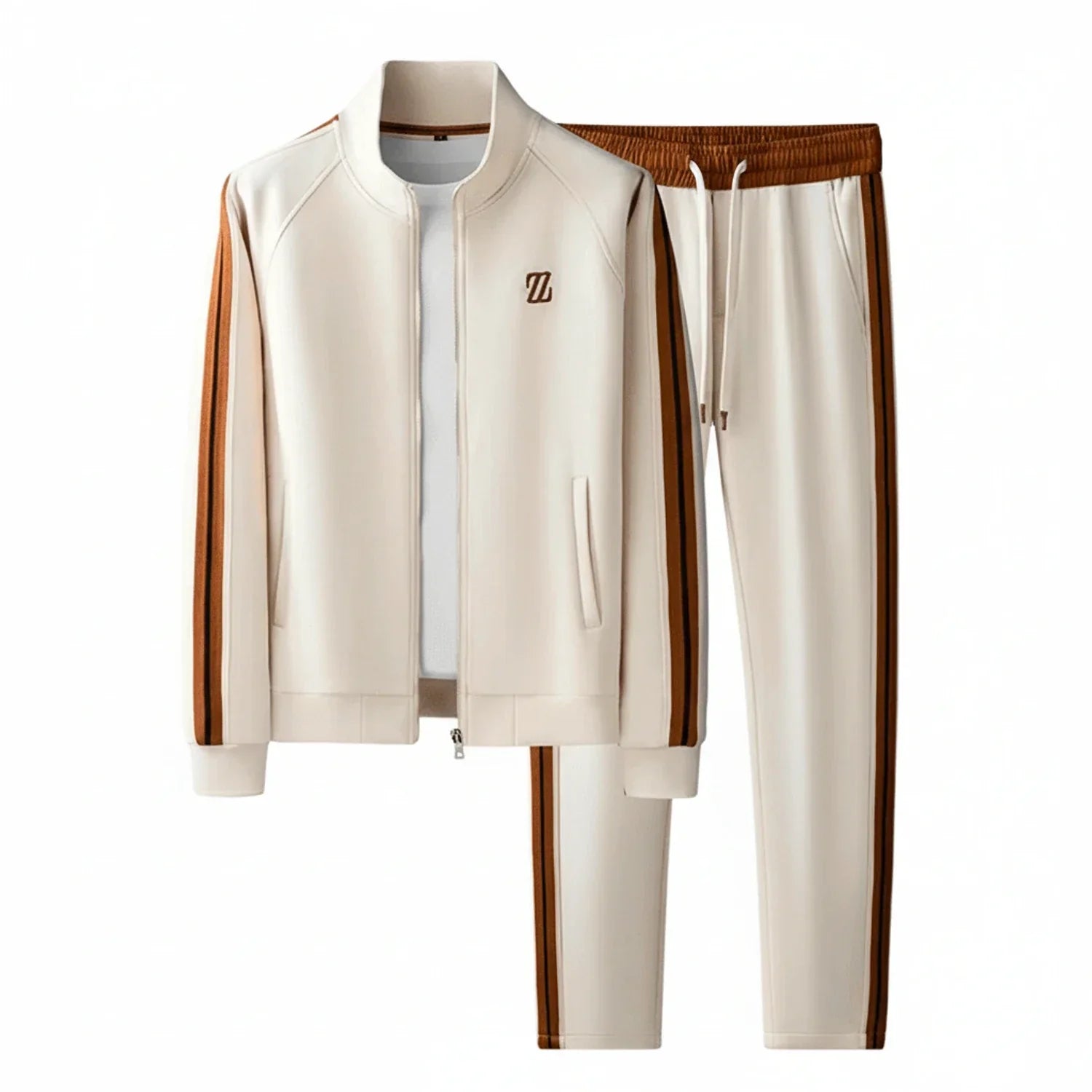 Conjunto de chándal para hombre con cremallera
