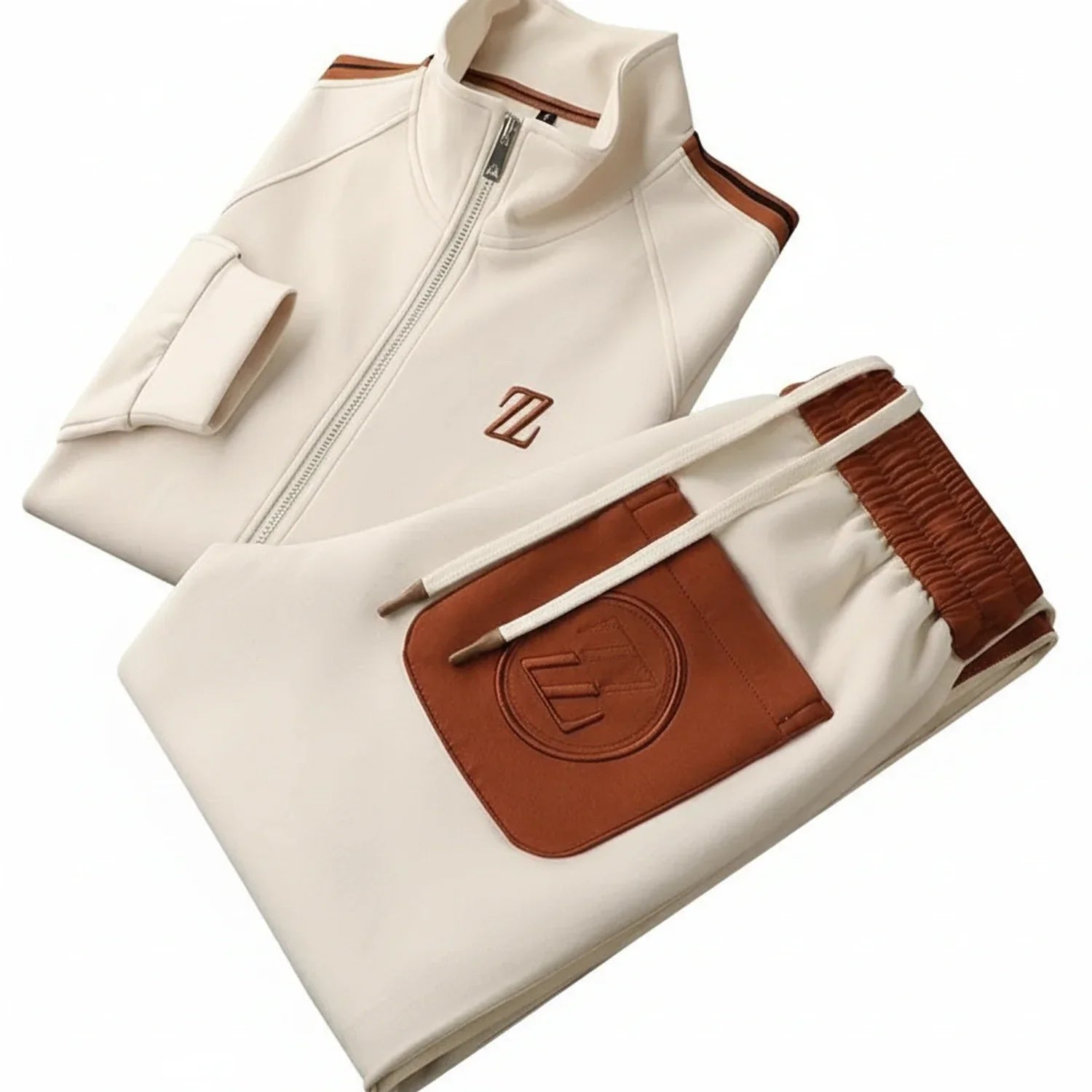 Conjunto de chándal para hombre con cremallera
