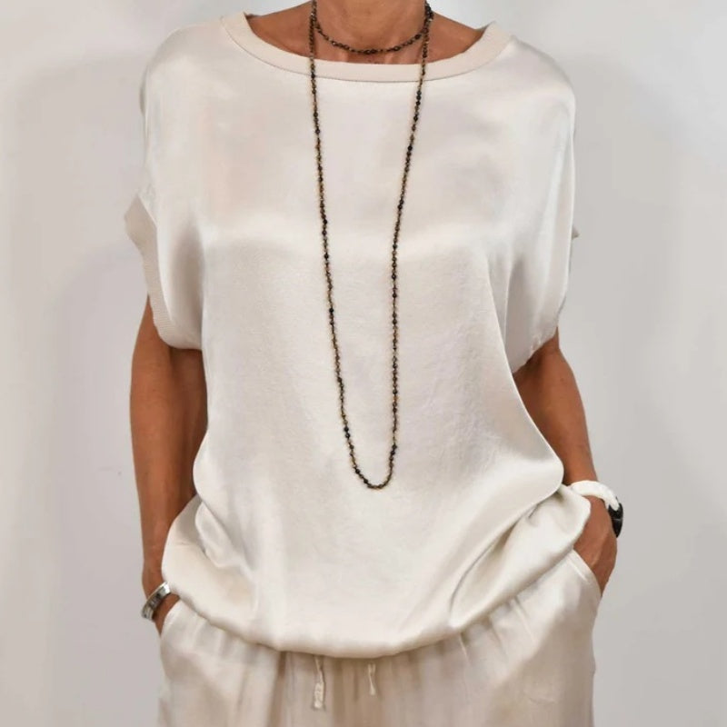 Conjunto de dos piezas holgado para mujer
