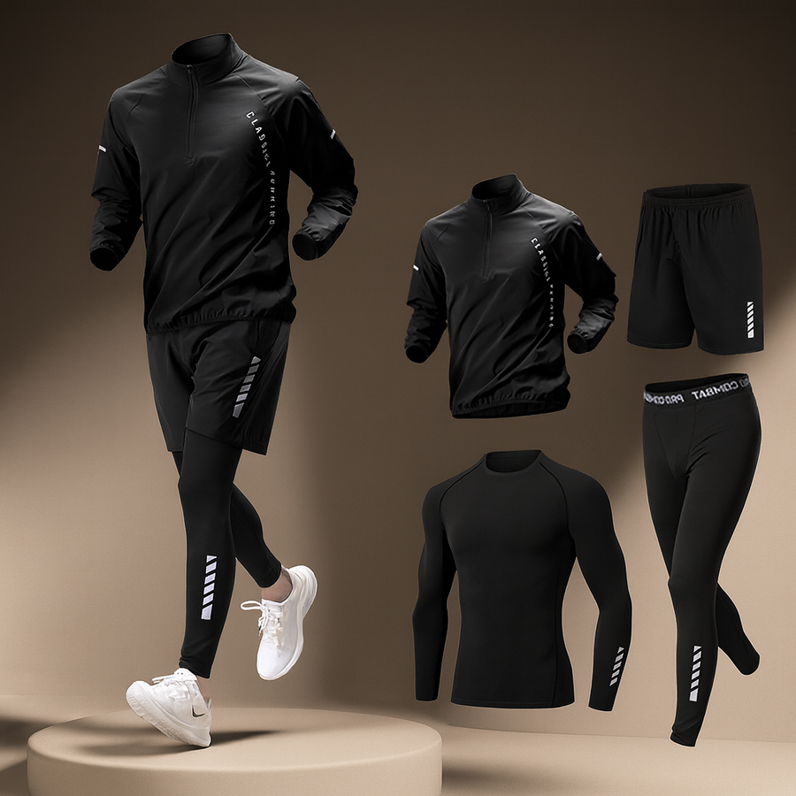 Conjunto de entrenamiento de 4 piezas para libertad de movimiento, comodidad y estilo