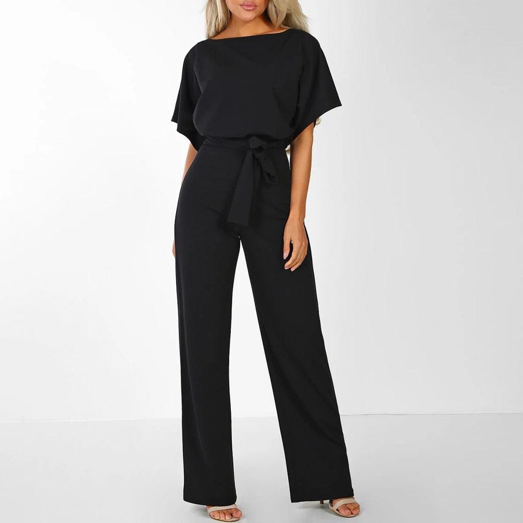 Conjunto de mono con pata ancha para mujer