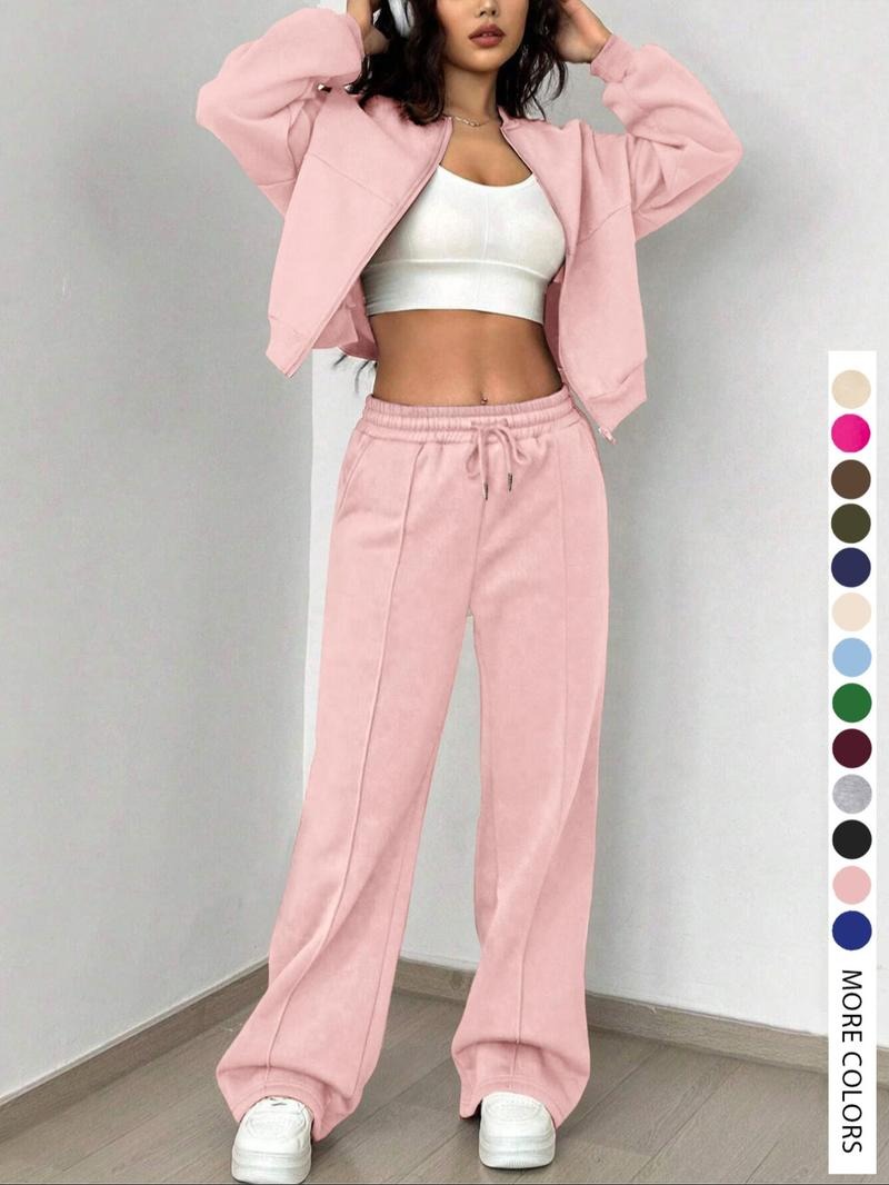 Conjunto de ropa de estar por casa de felpa de lujo para mujer