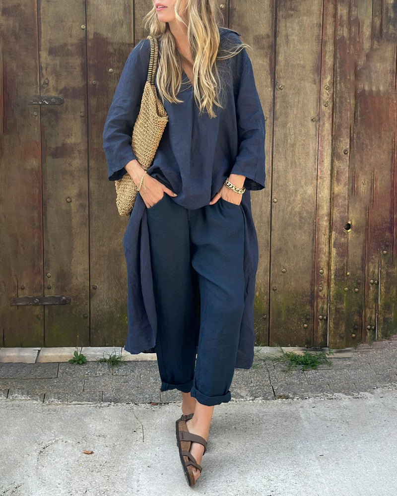 Conjunto elegante y cómodo de dos piezas