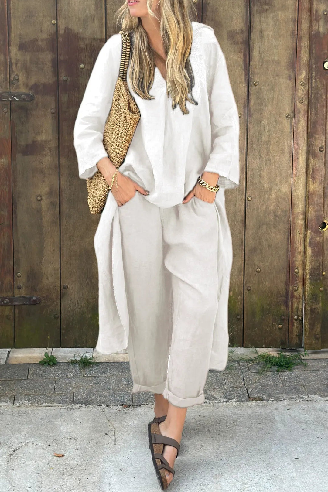 Conjunto elegante y cómodo de dos piezas
