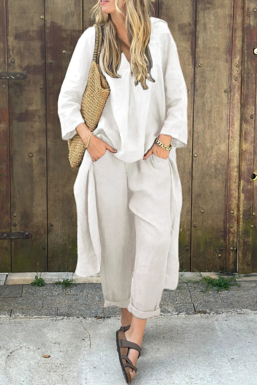 Conjunto elegante y cómodo de dos piezas