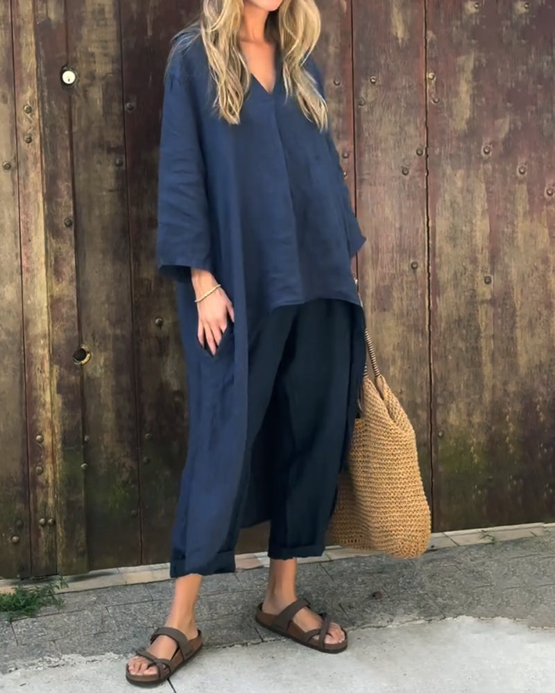Conjunto elegante y cómodo de dos piezas