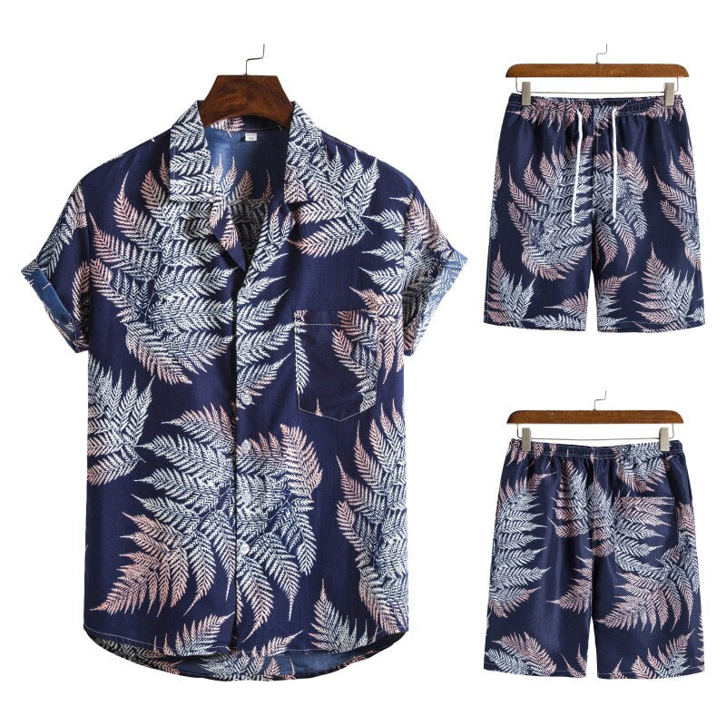Conjunto hawaiano para hombre | Combinación alegre y veraniega para el verano