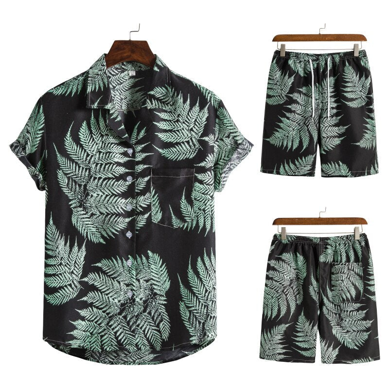 Conjunto hawaiano para hombre | Combinación alegre y veraniega para el verano