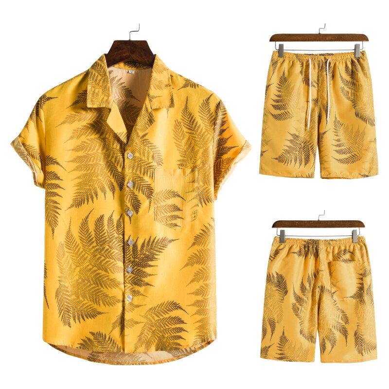 Conjunto hawaiano para hombre | Combinación alegre y veraniega para el verano