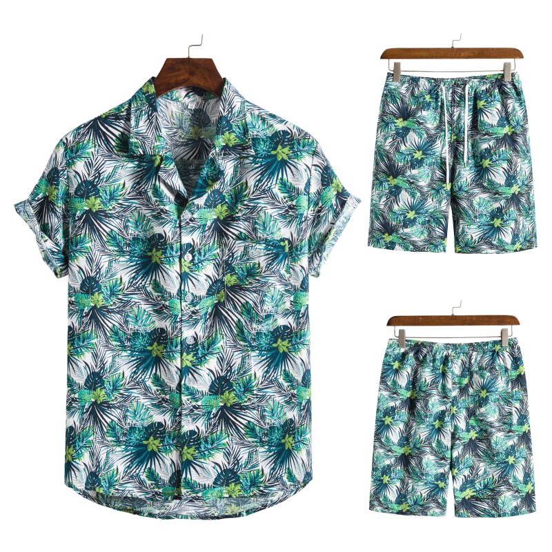 Conjunto hawaiano para hombre | Combinación alegre y veraniega para el verano