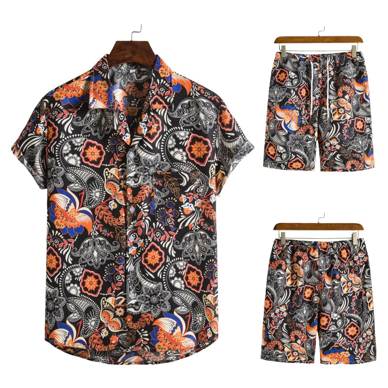 Conjunto hawaiano para hombre | Combinación alegre y veraniega para el verano
