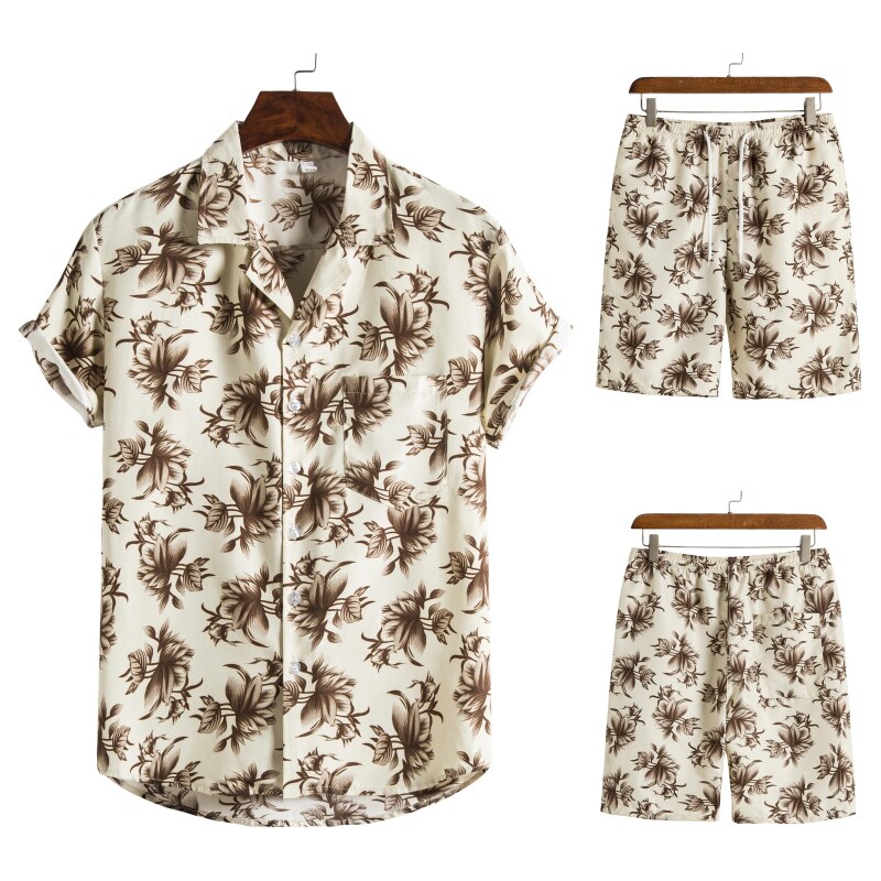 Conjunto hawaiano para hombre | Combinación alegre y veraniega para el verano