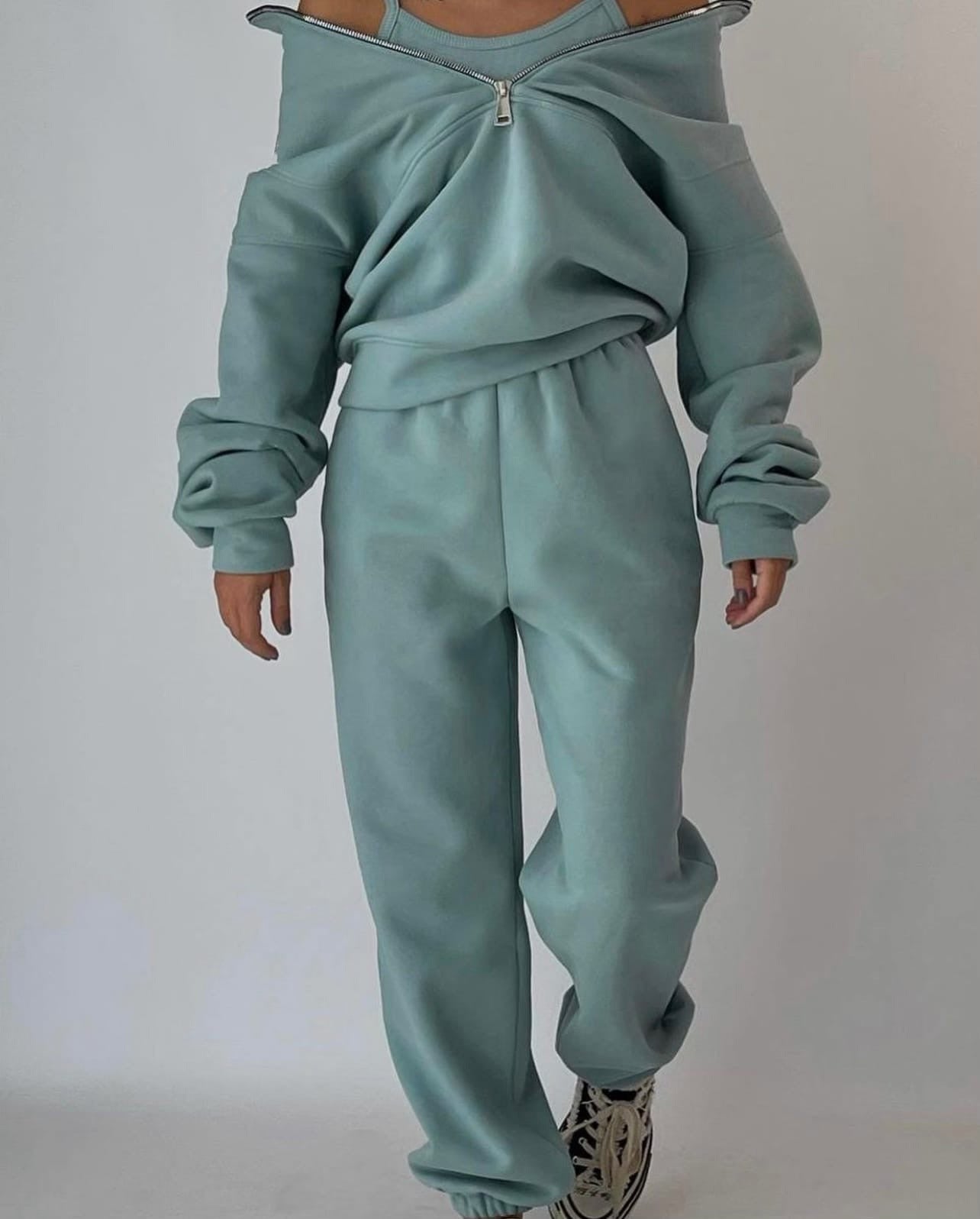 Conjunto para estar por casa de forro polar cómodo