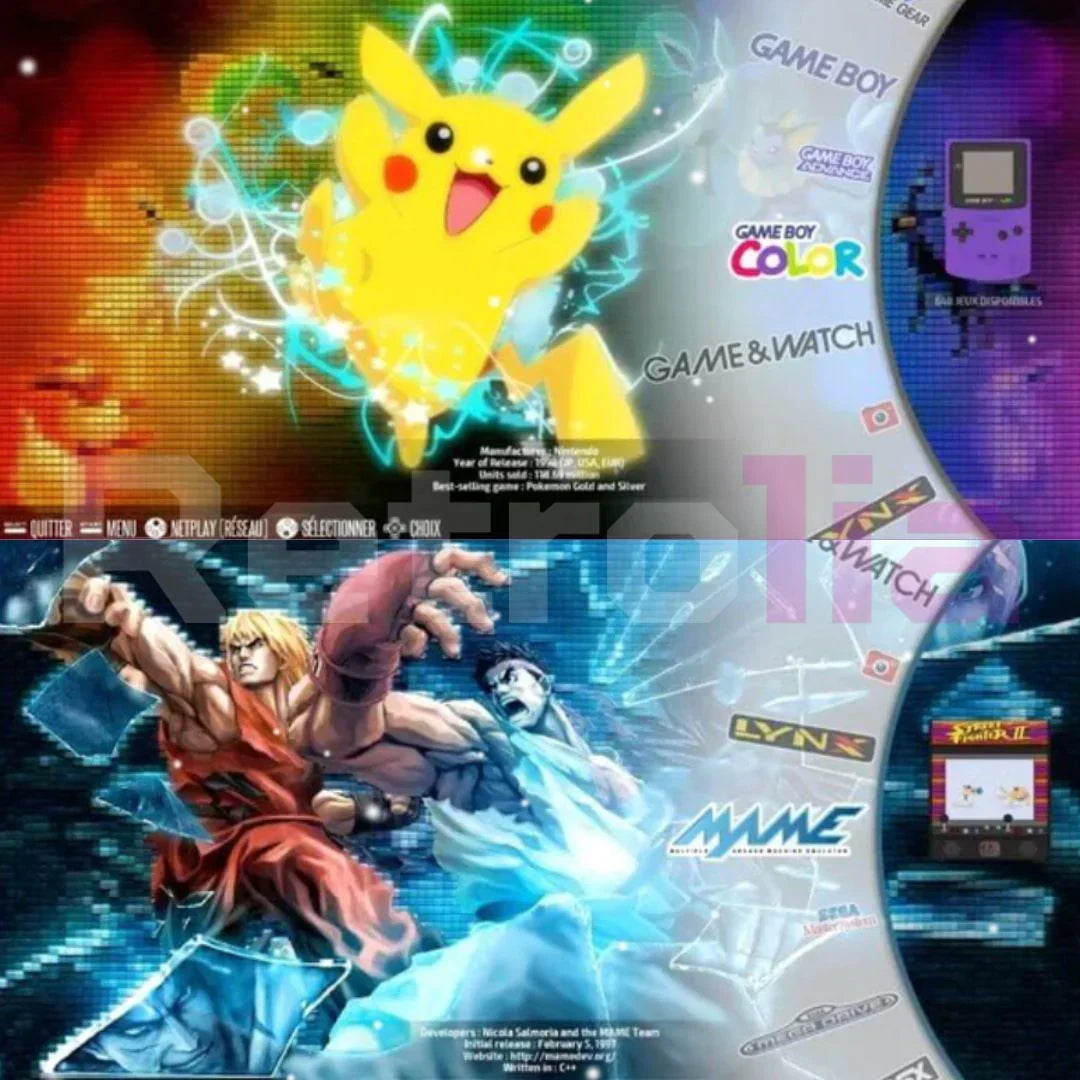 Consola de videojuegos retro con 20.000 clásicos