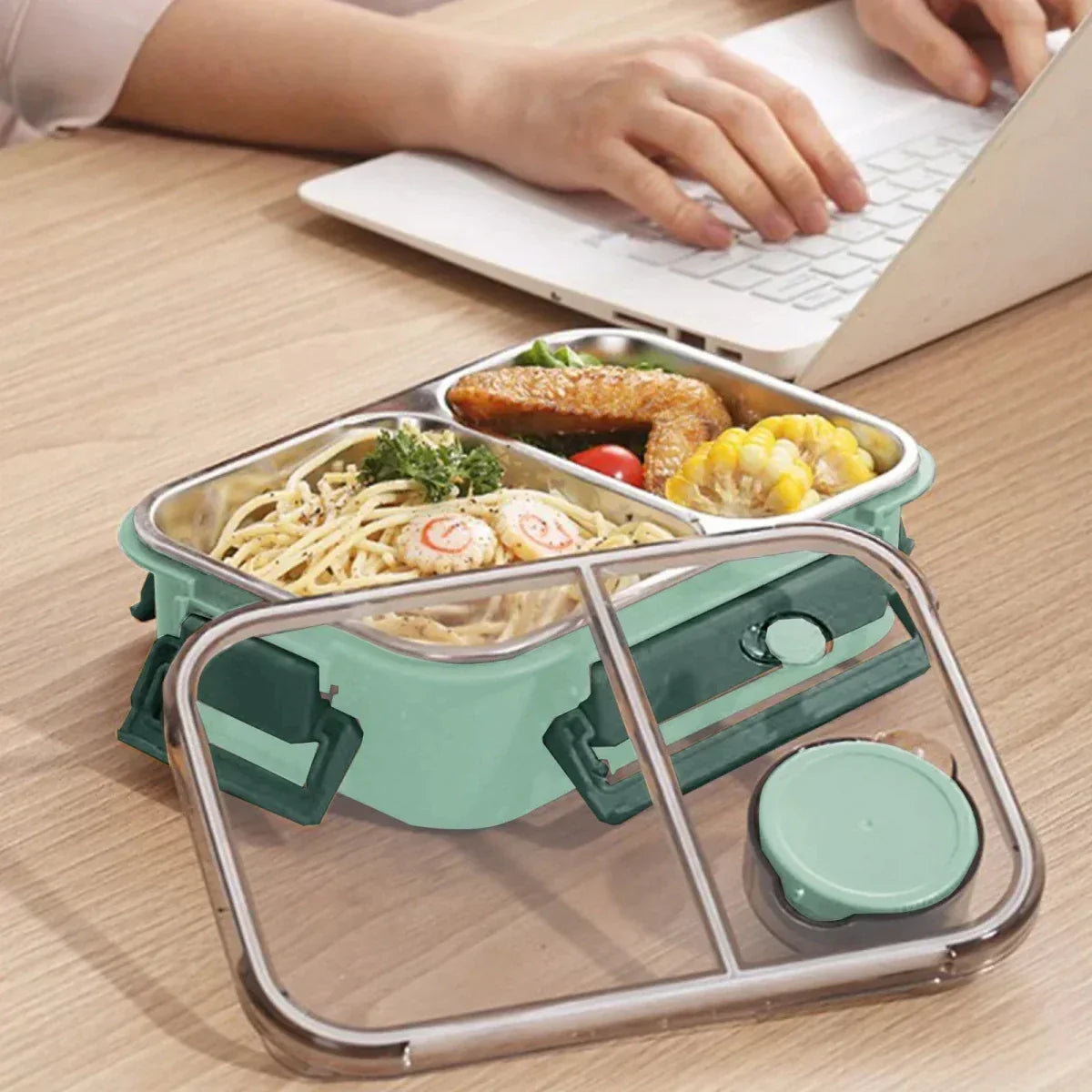 Contenedor térmico para comida con aislamiento para comidas calientes
