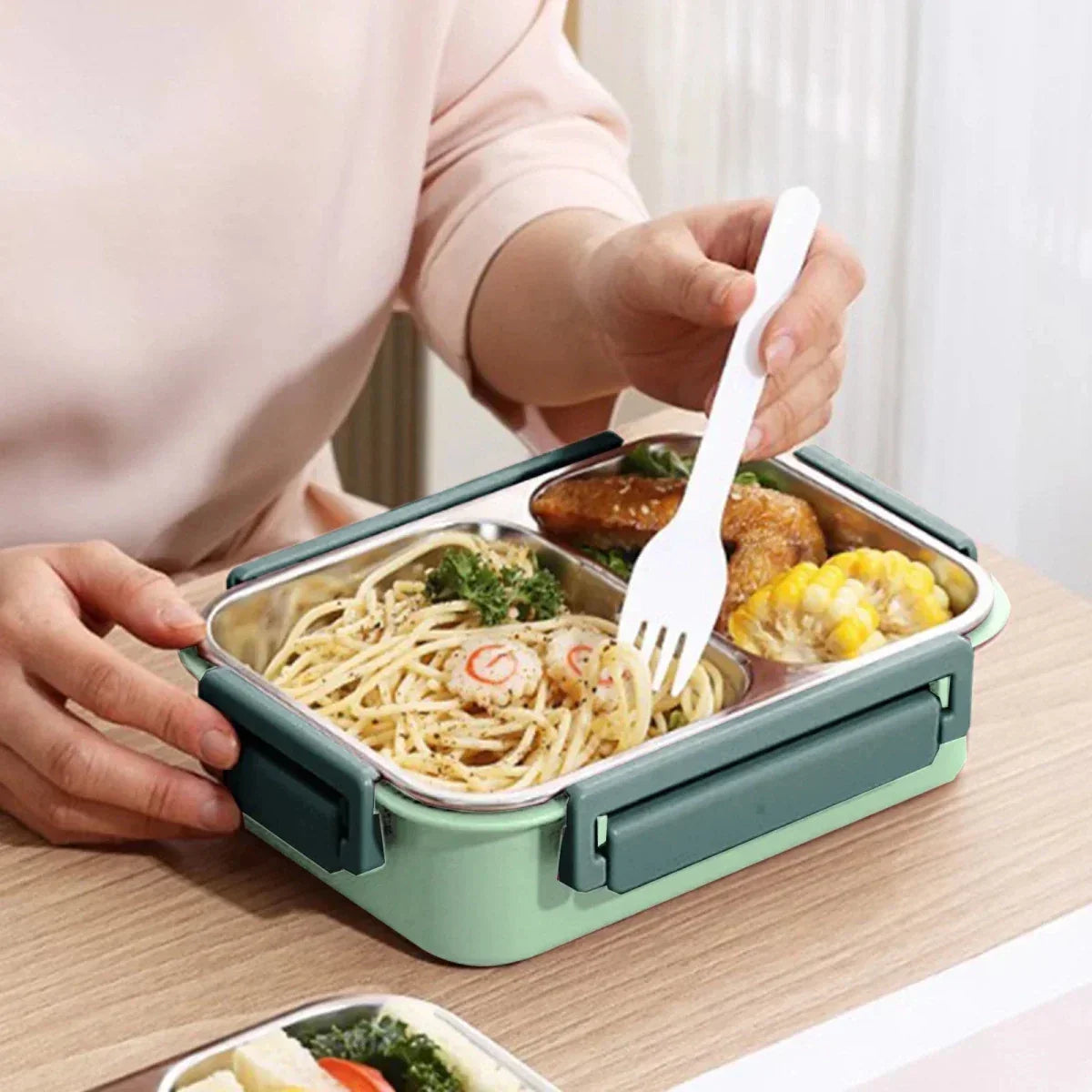 Contenedor térmico para comida con aislamiento para comidas calientes