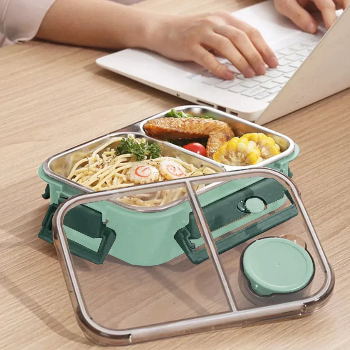 Contenedor Térmico para Comida con Cierre Hermético para Comidas Calientes para Llevar